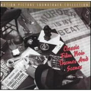 Full title: Murder Is My Beat: Classic Film Noir Themes & Scenes. Original scores composed by Miklos Rozsa, Max Steiner, Adolph DEutsch, David Raskin, Roy Webb & Paul Sawtell, George Bassman, Andre Previn, Franz Waxman, and Anthony Collins. Compilation producers: Ian Whitcomb, Julie D'Angelo, James Austin, David McLees. Includes liner notes by Ian Whitcomb. Digitally remastered by Doug Schwartz (Audio Mechanics, Los Angeles, California). The men behind the music for some of the moodiest movies ever filmed were essential in creating film noir's dark and foreboding atmosphere. The versatile Max Steiner, who wrote for many of Hollywood's blockbusters including GONE WITH THE WIND and KING KONG is well represented on this collection. Also included are many other composers who plied their trade in the world of "B" movies, including Roy Webb (MURDER MY SWEET), George Bassman (THE POSTMAN ALWAYS RINGS TWICE), and Adolph Deutsch (THE MALTESE FALCON). Replete with sound effects (car brakes squealing, gun shots, loud, ominous silences), dialogue, and constant foreboding, this disc provides a colorful journey through the jaunty, dangerous, sexy, and jazzy world that is Hollywood's stylized view of the life's seedy underside. MURDER IS MY BEAT generates a visual experience without even having to turn on your VCR or DVD player.