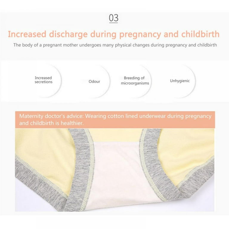 Spdoo Cotton Maternity Panties Low Waist Mother Underwear V-shaped