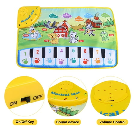 Herwey Tapis De Musique Tapis De Musique Pour Bebe Enfants Rampant Tapis De Piano Jouet Musical Educatif Enfants Cadeau Walmart Canada