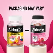 Airborne Very Berry Flavored Gummies, 21 count - 750mg of Vitamin C and Minerals & Herbs Immune Support (Packaging May Vary)
