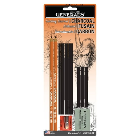 Pencil Charcoal Drawings - General Pencil Charcoal Drawing Assortment Set