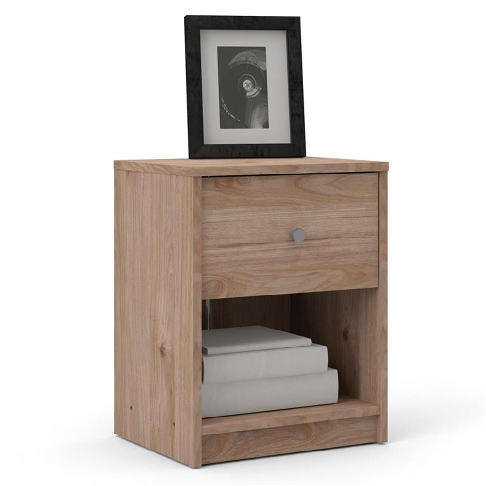 Pemberly Row 2PC Dresser and Nightstand Bedroom Set in Jackson Hickory