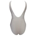thumbnail image 2 of Traje de Baño Ocean Pacific para Mujer Completo, Cuello Redondo, Estampado a Rayas Azul Talla CH, 2 of 4