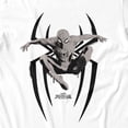 thumbnail image 3 of Marvel Spider-Man Brand New Day Men's Web Action Sketch Retro T-Shirt (Bright White, S-XXXL), 3 of 4