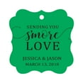 thumbnail image 1 of Darling Souvenir Personnalisé Suspendre Tags Vous Envoyant Plus d'Amour Faveur Cadeau Tags Personnalisé Fantaisie Bonbonniere Étiquette-Vert-50 Tags, 1 of 1