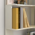 thumbnail image 2 of MINESTIA 6 Tier Corner Bookshelf, L-Shaped Modern Corner Bookcase with anti-drop panle and anti tipping device, Freestanding Book Shelf for Living Room, Home, Office, White Oak, 2 of 9