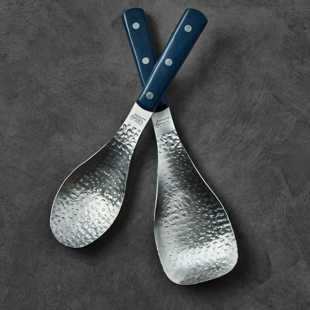 Thyme & Table 2-Piece Hammered Metal Turner & Spoon Set, Spoon