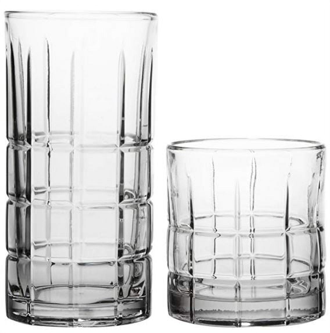 Anchor Hocking Manchester Drinking Glasses, 16 oz Set of 4, Clear, 4 Count