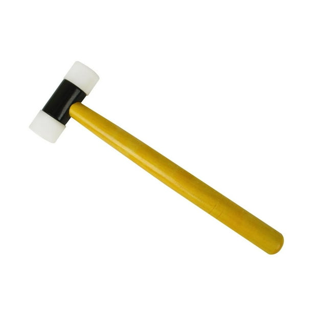 Nylon Hammer with 11/4" Faces and Wooden Handle Jewelry Making Metal