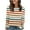 Khaki, variant on Under 10 dollars! Womens Striped Long Sleeve Shirts Fall Outfits 2025 Color Block Tops Fashion Clothing Ribbed Crewneck Tee Blouses