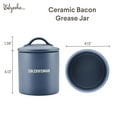 thumbnail image 2 of Ayesha Curry Ceramics Bacon Grease Jar, 21-Ounce, Anchor Blue, 2 of 9