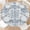 Blue Boho, variant on Round Fitted Tablecloth with Elastic Edge Boho Mandala Picnic Table Cover Colorful Bohemian Vintage Farmhouse Rustic Wipeable Table Cloth Fit 40"-44" Tables for Outdoor,Patio,Camping,Dinner