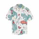 thumbnail image 3 of Camisas para niños con dinosaurios kawaii para hombres, ropa con estampado 3D, camisa hawaiana de vacaciones, camisetas de manga corta Y2k, ropa vintage, blusa con solapa, 3 of 5