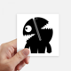 thumbnail image 1 of Universo monstruo alienígena criatura alienígena Pegatinas de pared cuadrado de 10 cm maleta portatil Motobike Decal 8pcs, 1 of 1