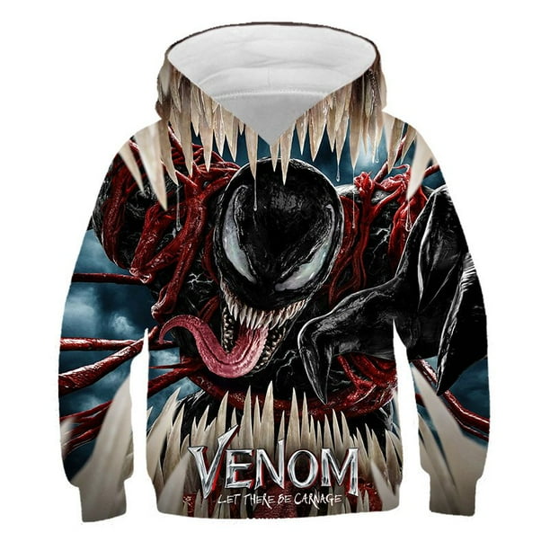Nuevas sudaderas con capucha de Venom para ninos sudaderas con capucha para ninos y ninas abrigo de primavera y otono prendas de vestir informales de manga larga para ninos ropa para bebes