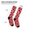 thumbnail image 2 of Lsque Question Marks1 Pattern Sport Compression Socks for Men & Women 15-20 mmHg Knee High Nurse Pregnant Running Medical and Travel Athletic, 2 of 6