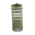thumbnail image 3 of jinwen 2ft 8 Layer Plant Hanging Dry Mesh Net Lightweight with Carry Bag Breathable Green, 3 of 9