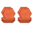 thumbnail image 1 of Paquete de 12 Paneles Acústicos Hexagonales, Acolchado A Prueba de Sonido, Paneles de Sonido de Borde Biselado, 1 of 5