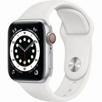 AppleWatch SE 44mm GPSモデルSilver Aluminum Case AbyssBlueSportBand Apple Watch SE (1st Gen) GPS, 44mm Silver Aluminum Case with Abyss