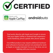 Dual DCPA71-BC 7 CarPlay Android Auto Double DIN | Backup Camera Included