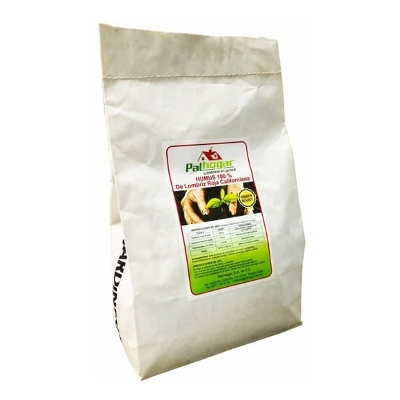 Humus De Lombriz, Abono Orgánico Bolsa De 3kg