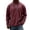 01#Red, variant on Men's Quarter Zip Long Sleeve Mock Neck Pullover Sweatshirt L