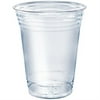 SOLO Cup Company 12 Ounce Solo 100 Piece Company Plastic Party Cold Cups, Clear, 12 Oz