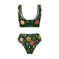thumbnail image 5 of Daiia Christmas Women's Bikini Set Two Piece Swimsuit High Waisted Bikini Adjustable Straps Bikini Perfect for Beach, Pool, and Summer Vacation-, 5 of 9