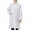 Z04-White, variant on Lab Coat Men Cotton ,Button Down Cotton Blend Long Medical Coat,White Long Sleeve Unisex Science Chemistry Lab Coat,White,S