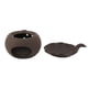 thumbnail image 5 of Tostador de té de cerámica, calentador de té de hojas sueltas, olla para hornear con fragancia de té con cuchara de acero inoxidable, 5 of 10