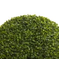 thumbnail image 4 of DecMode 40" Tall Boxwood Ball Artificial Topiary in Realistic Leaves and Black Fiberglass Pot, 4 of 8