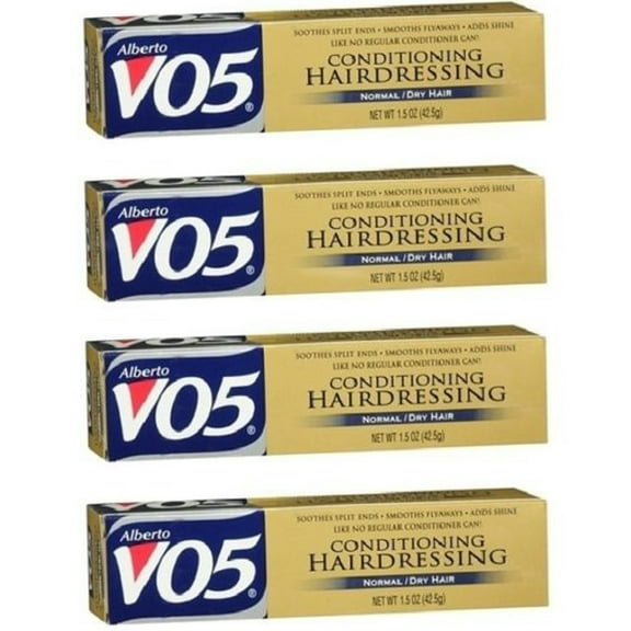 Alberto VO5 Conditioning Hairdressing for Normal/Dry Hair - 1.5 oz (Pack of 4)