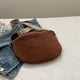 thumbnail image 5 of Riñonera para Mujer Bolso Pecho Con Correa Ancha Ajustable Bolso Tipo Cartera Elegante (marrón), 5 of 9