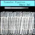 thumbnail image 2 of 3ml Pipettes Plastic Transfer Pipettes Eye Dropper, Essential Oils Pipettes Dropper Makeup Tool - 50 Pcs, 2 of 7