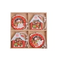 thumbnail image 1 of Inteprter Pieza de de árbol de Navidad, colgante pintado con temática, ambientes de vacaciones, accesorios de fotografía DIY, decoración de Kits de decoración para fiestas Ronda y Casa Inteprter HA069280-03, 1 of 6