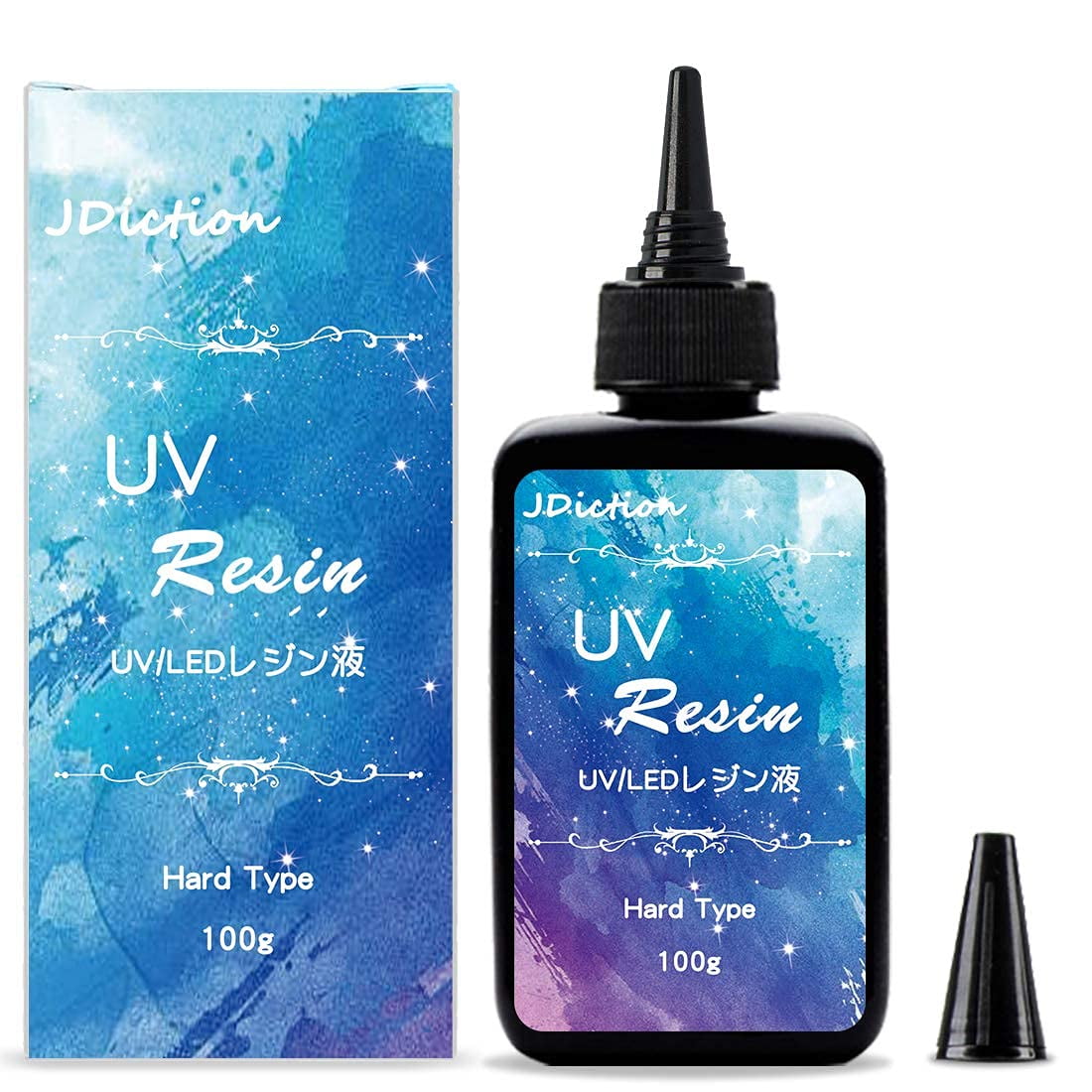 UV Resin, Epoxy Resin NonToxic Crystal Clear Hard Resin for Handmade