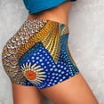 thumbnail image 4 of Lsque Colorful Dot Art Fish Pattern High Waisted Biker Shorts for Women-Tummy Control Fitness Athletic Workout Running Yoga Gym Shorts,Moisture-Wicking-Small, 4 of 9