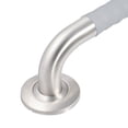 thumbnail image 2 of ErgoSafetyBar 18-in Dimpled Ergonomic Soft Grip 32mm Diameter ADA Compliant 500 lb Weight Capacity Brushed Stainless Steel, 2 of 5