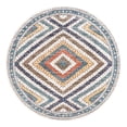 thumbnail image 2 of Unique Loom Aramis Collection Area Rug - Rio (7' Round Blue/Cream), 2 of 6