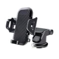 thumbnail image 1 of Universal Multifunctional Car Phone Holder, Black, Adjustable Width 50-100mm, ABS/PP/PVC, XP019, 1 of 8