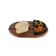 thumbnail image 2 of Kalmar Home LLC Charcuterie/ Serving Tray w/ 2 black triangular ceramic bowls, 2 of 3