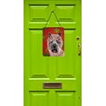 thumbnail image 2 of Carolines Treasures SC9758DS1216 Norwich Terrier Flocons de Neige Rouges Impressions Murales Ou de Porte en Métal Aluminium pour les Fêtes, 2 of 2