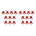 thumbnail image 4 of Matsuzay paquete de 10 decoraciones de tirador de lazo exquisito oro rojo 2Conjunto, 4 of 6
