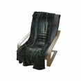 thumbnail image 4 of Gothic Soft Flannel Fleece Blanket, Image of the Gate of a Dark Old Haunted House Cemetery Dead Myst Fiction Art Print, Cozy Plush for Indoor and Outdoor Use, 70" x 90", Grey Green, by Ambesonne, 4 of 6