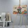 thumbnail image 4 of Merry Christmas Santa Boxer Scarf Twinkling Lights Xmas Holiday Horizontal Matte Canvas Poster Boxers Dog Lover Gifts Idea Wall Art Home Decor - 00022, 4 of 5