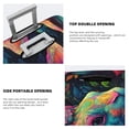 thumbnail image 3 of Fuzoiu Colorful Patterned Rabbit Print Suitcase Cover,Washable Luggage Covers for Suitcase,Elastic Luggage Protector Cover,Scratch Resistant Travel Suitcase Covers-X-Large, 3 of 7