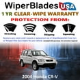 thumbnail image 2 of 2004 Honda CR-V Beam Wiper Blades Wipers w/1yr Warranty (Set of 2) (WiperBladesUSA), 2 of 5