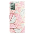 thumbnail image 5 of Nalacover Wallet Case for Samsung Galaxy Note 20 with Painting Pattern PU Leather Magnetic Kickstand Flip Folio Cover, Card Slots Holder Soft Silicone Shockproof Protective Case, Pink Marble, 5 of 8