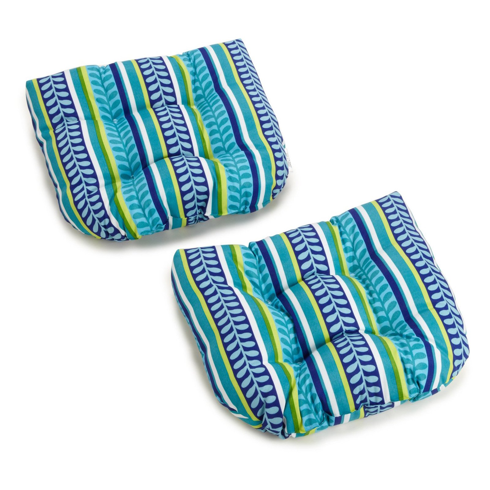 Blazing Needles 19 x 19 in. Patio Chair Cushion Set of 2