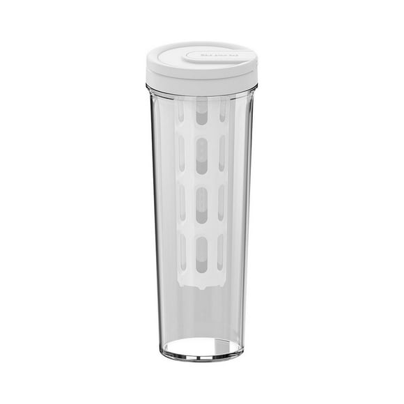 Bouteille d'Eau Infuseur de Fruits, Bouteille de Sport 1 L, Design Unique et Élégant, Facile à Transporter avec Crochet Circulaire, Étanche, pour Sport Gym Intérieur Extérieur